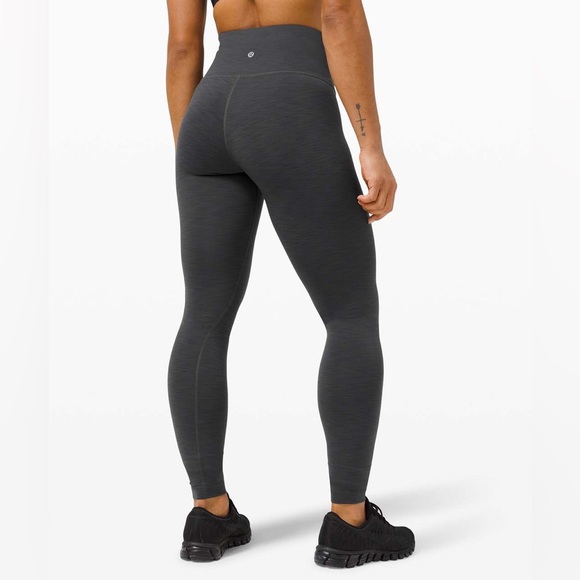 Lululemon Wunder Train High-Rise Tight 31" - Heathered Graphite Grey - Picture 1 of 14